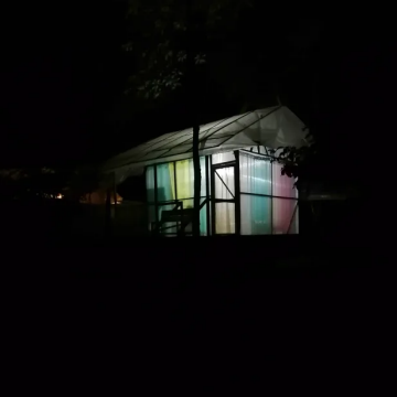 transparent tent drake bay