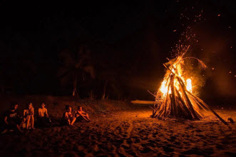 Drake Bay Costa Rica Bonfires